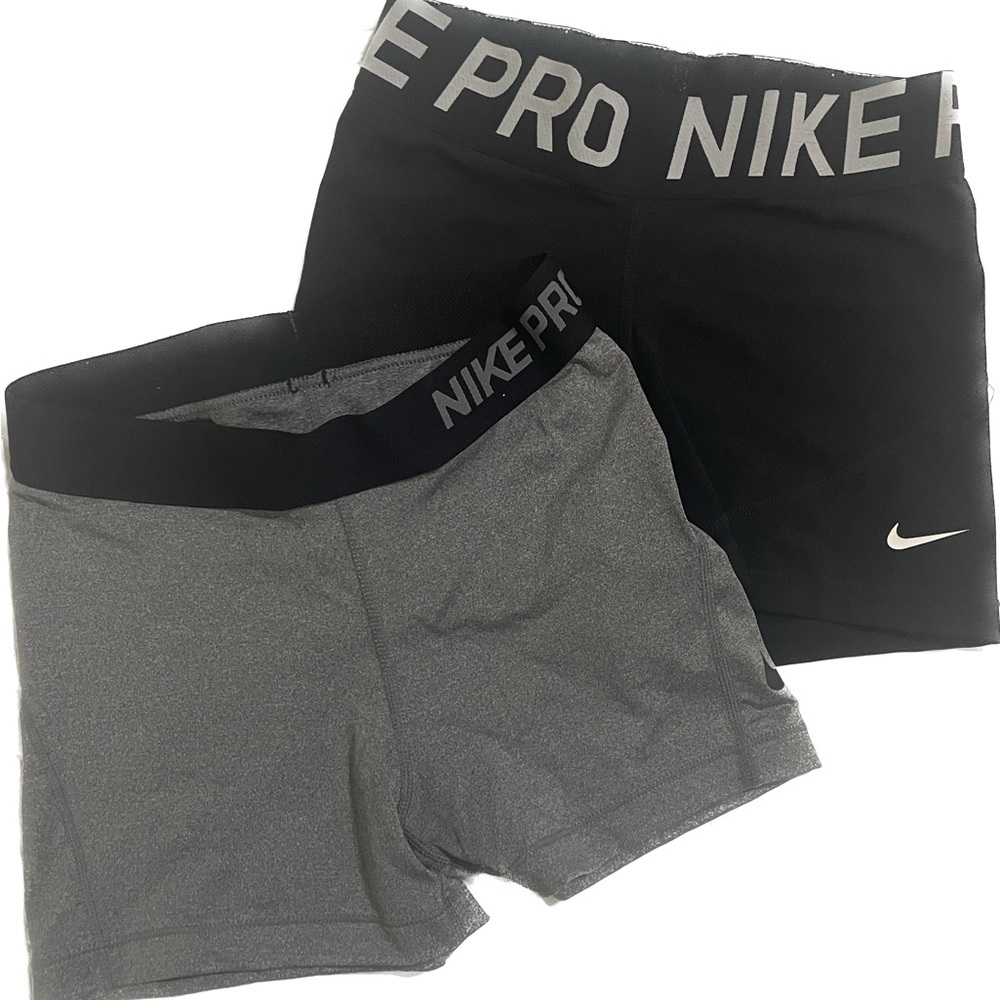 Women’s Nike Dri-FIT Compression Performance Shorts Size Small Black and Gray